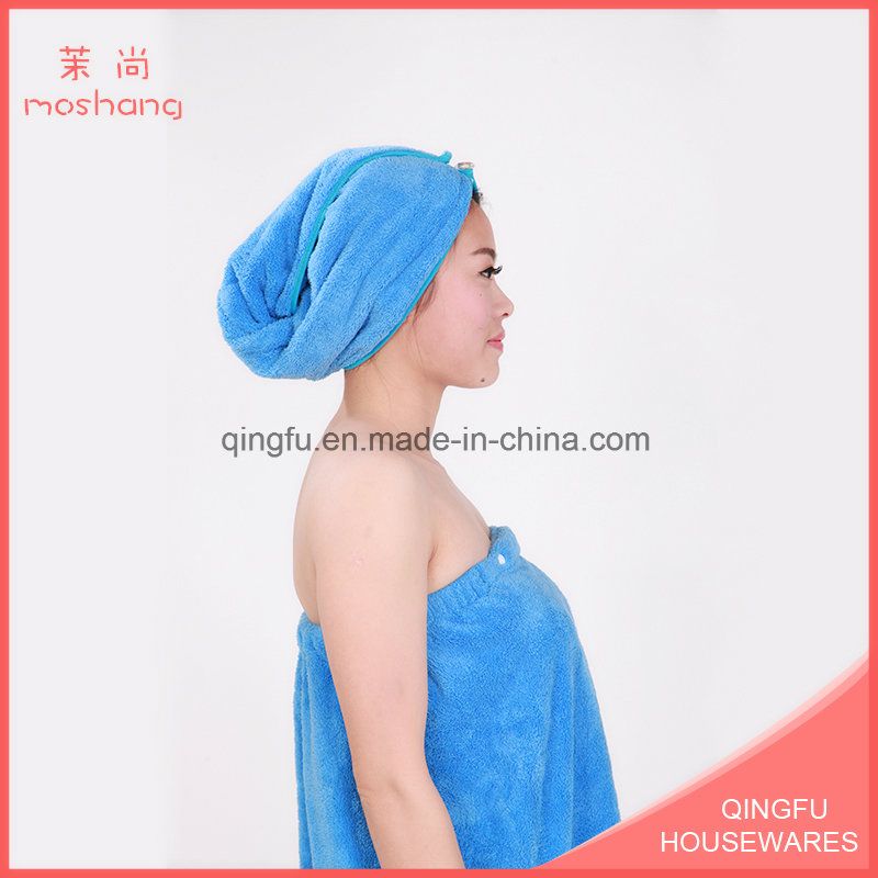 High Water Absorpotion Coral Fleece Hair Drying Towel